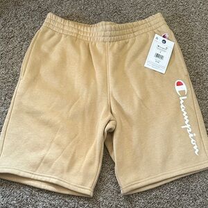 Champion Men's Athletic Shorts in Tan